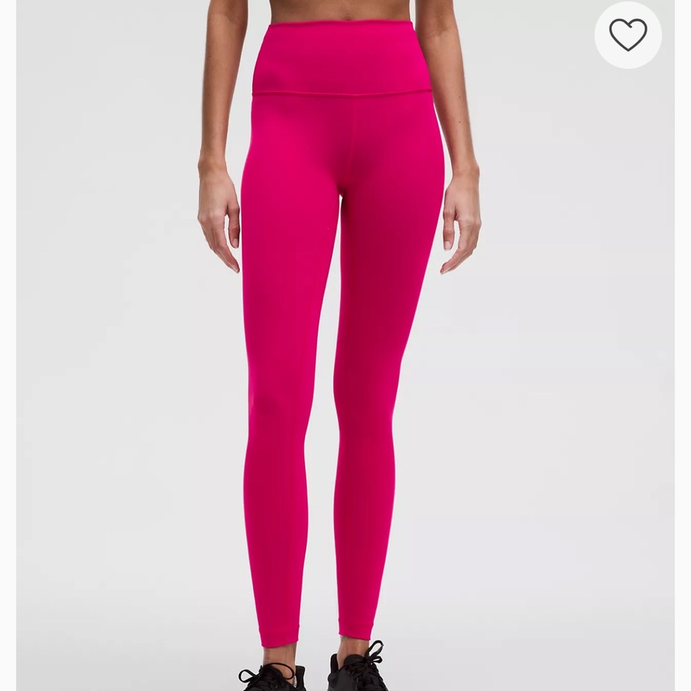 NWT Lululemon Wunder Train Tight Leggings Raspberry Coulis | Size 8‎
